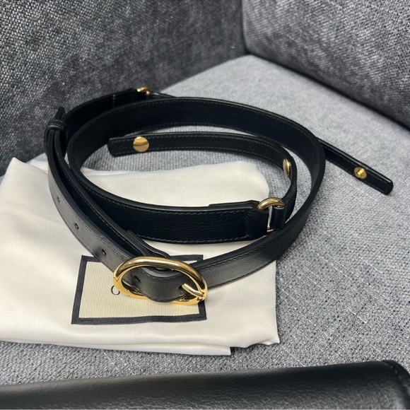 GUCCI BLONDIE leather bag with GG chain - Picture 4 of 10